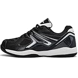 Lamincoa Women's Pickleball Shoes Non-Slip Tennis Court Shoes for Women Black