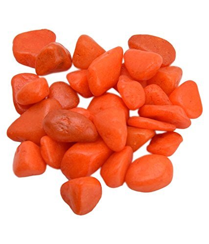 uniq world wide 10kg Orange B Size Pebbles for Garden Decor Plant Home Decor Backyard Patio Pathway Indoor and Outdoor Gravel Soil Stone Pebbles Chips Decoration Fish Tank Substrate (B07V6X3DD3) Amazon Price History, Amazon Price Tracker