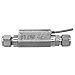 Gems Sensors FS-480 Series Stainless Steel 316 Flow Switch with Low Pressure Drop, Inline, Piston Type, 3 gpm Flow Setting, 1/2" Compression Fitting