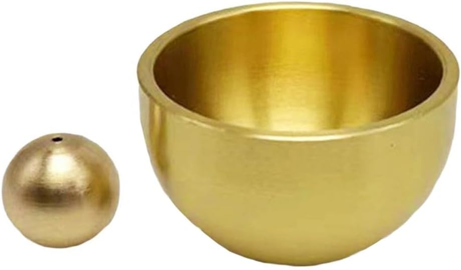 Functional brass dopamine doorbell with fridge magnet, crafted accessory bell adding both style and utility to kitchen and entryway areas (Brass bell)