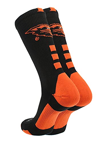 TCK-Oregon-State-Baseline-Crew-Socks-BlackOrange-Large