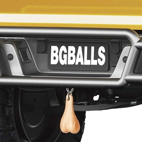 Bulls Balls noix camion attelage silicone faux suspension blague cadeaux