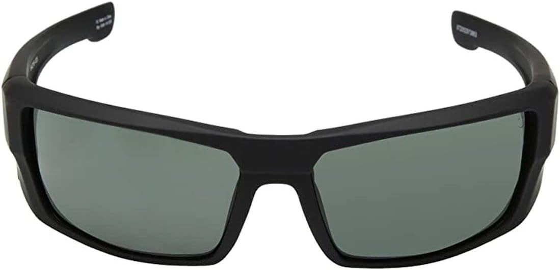 Spy Dirk Sunglasses - Spy Optic Steady Series Sports Wear Eyewear - Matte Black/Grey / One Size Fits All
