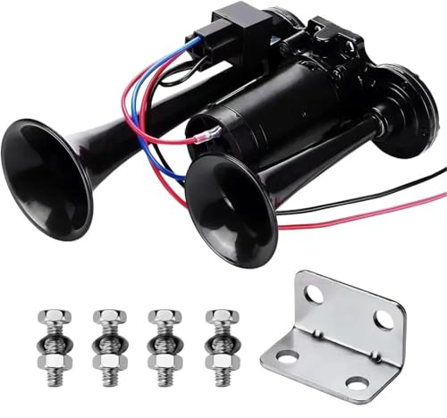 Haut-parleur puissant 600dB double trompette 12V pour moto et grande voiture