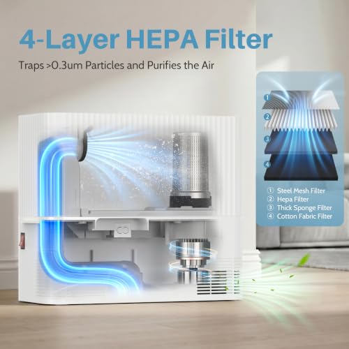 Image of Touchless Vacuum Automatic Dustpan, 20Kpa Suction, Compact Baggless Design