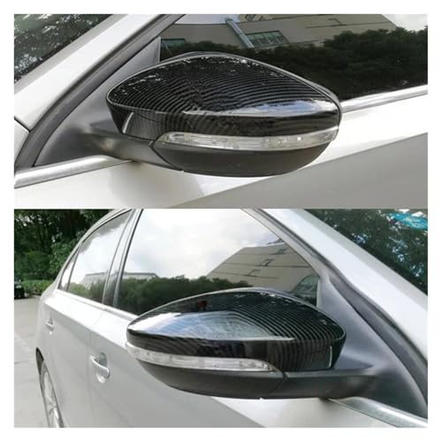 Capuchons rétroviseur pour VW Eos 2011-2015 coque aile carbone ABS