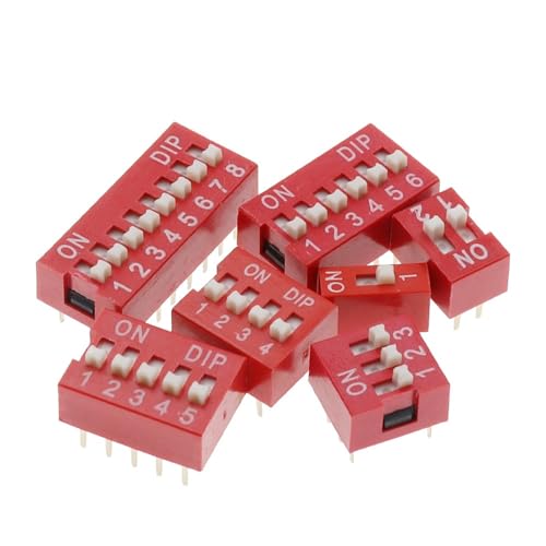 Interruptor de palanca 2.54mm dial DIP 3 pines para circuitos impresos PCB