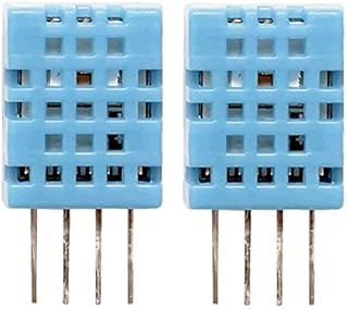 RedTagCanada DHT-11 DHT11 Digital Temperature Humidity Sensor Temperature Sensor 4P 4 PIN for Arduino Low Power Consumption Module Board (2, DHT11 Sensor)