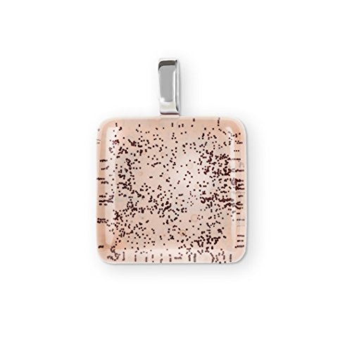 Smart digital NFC beige pendant, wearable, fashion and technology