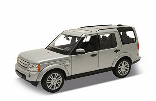 Preisvergleich Produktbild Land Rover Discovery 4, silber, Modellauto, Fertigmodell, Welly 1:24