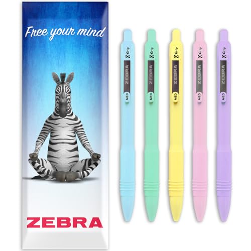 Zebra Z-Grip - Penna A Sfera Con Inchiostro Liscio, 1,0 Mm, Confezione - Foto 8