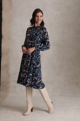 Maggy London Women's Petite Raglan Sleeve Midi Dress, Dark Navy/Ink Ble, 14 #TOP5