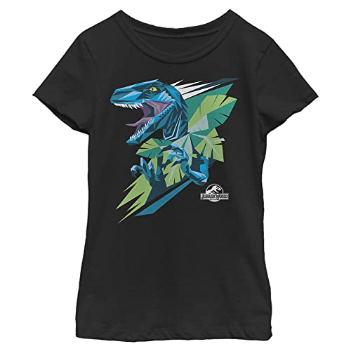 T-shirt Blue Dino Jurassic World coton confortable fille ado noir XL