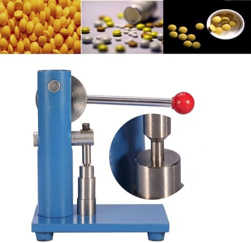 Tablet Press Machine For Pill Stamping - Manual Steel Single Punch Powder Tablet Press Machine...