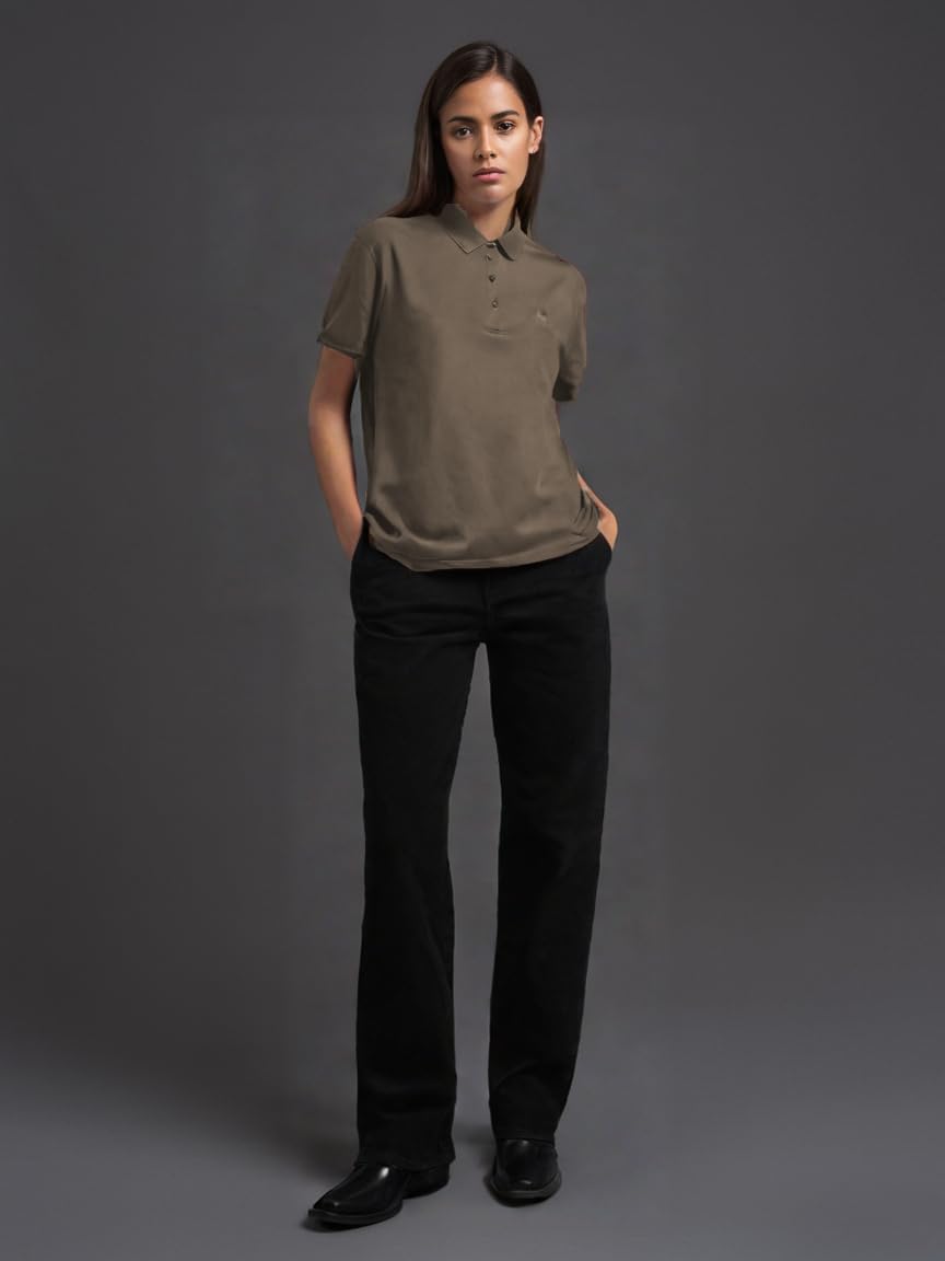 Dare & Rise Coffee Brown Unisex Stitch Less Polo Premium,Ultra Soft Comfort 3