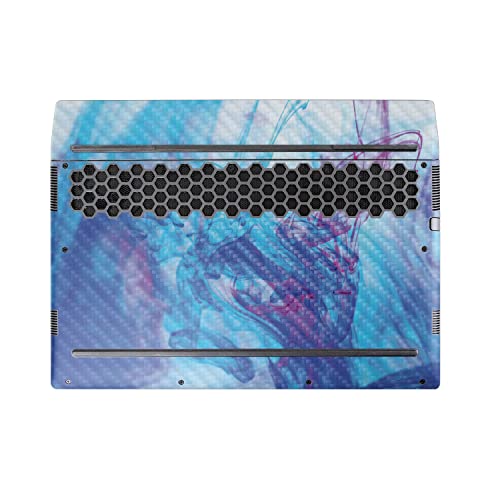 Image of MightySkins Carbon Fiber Skin Compatible with Alienware M17 R5 (2022) Full Wrap Kit - Paint Vapor | Protective, Durable Textured Carbon Fiber Finish | Easy to Apply & Change Styles | Made in The USA