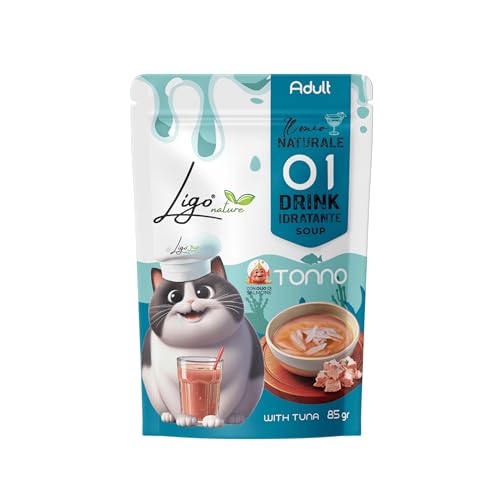 Il mio naturale drink idratante soup, cibo umido per gatti, 24 pz da 85gr (85 gr, Tonno)
