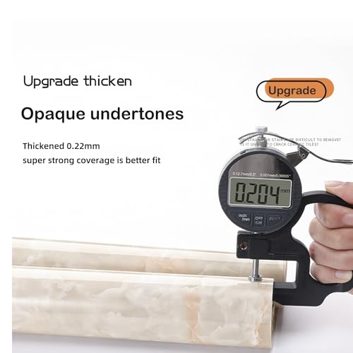 Image of Yancorp 16 inchx120 inch Cream White Contact Paper Removable Wallpaper Peel and Stick Countertops Waterproof Marble Wallpaper Self-Adhesive Peel and Stick Backsplash for Cabinets Kitchen