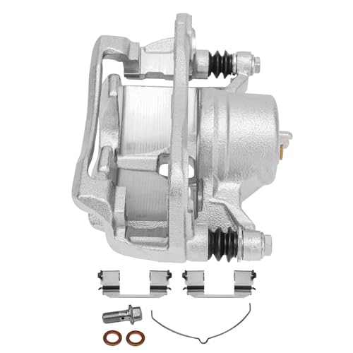 Image of Detroit Axle - Front Right Brake Caliper for 2003-2011 Honda Element 2002-2004 CR-V Passenger Side Disc Brake Caliper w /Bracket Replacement