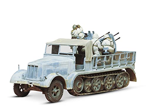 TAMIYA 300035050-1:35 WWII Deutsche Halbkette mit Vierl-Flak (5)