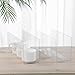 Baluue 5pcs Clear Shelf Dividers for Shelves, 9.8