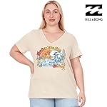 Billabong Plus Size T Shirts for Women - V Neck Oversized Womens Graphic Tees (XL-4X) - Image 4