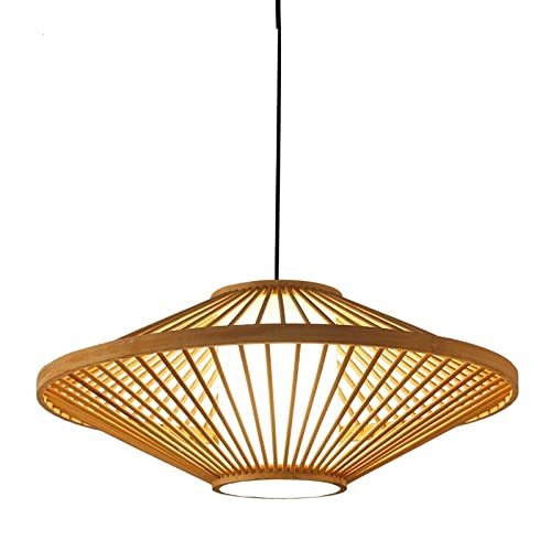 Linterna droplight de bambú estilo antiguo farol asiático para dormitorio y pasillo