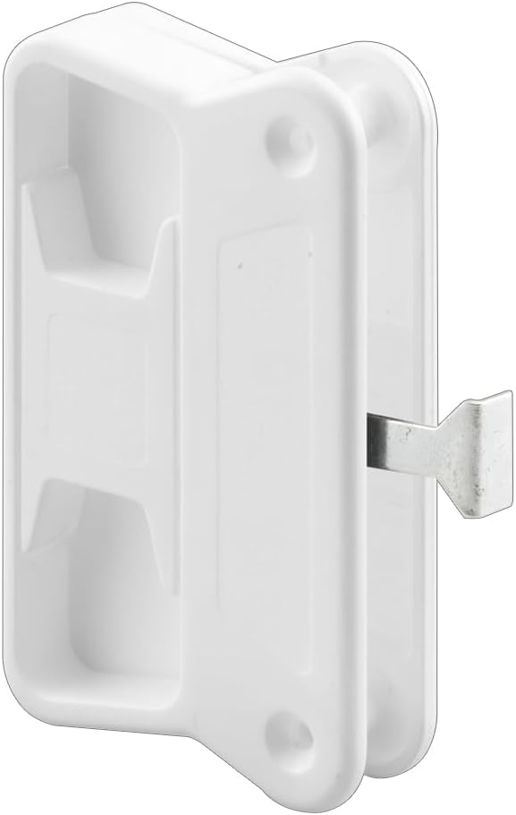 PrimeLine Products A 212 Sliding Screen Door Handle, White, Screen