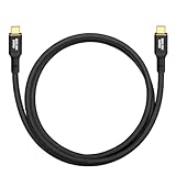 HangTon USB Type-C auf USB-C geflochtenes Kabel, 120Gbps Daten, 240W Schnellladung, 8K für eGPU MacBook Pro/Max/Air ROG Alienware ThinkPad MSI Laptop Thunderbolt Phone Monitor, 1m