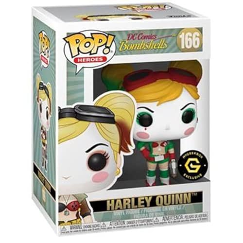 Funko Pop Heroes Dc Comics Bombshells 166 Harley Quinn Exclusive Holiday Vinyl Figure