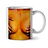 Wellcoda Nu Femme Art Mug en céramique, jolie Tasse - Grande, poignée facile à prendre, impression recto verso, idéale pour les buveurs de café et de thé By