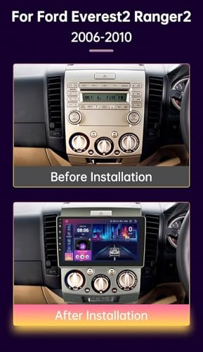 Pantalla Carplay para Ford Everest con Mirror Link y Bluetooth para manos libres 2