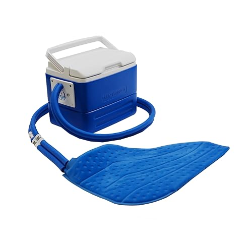 Image of Polar Active Ice 3.0 Cold Therapy Ice Machine System with Programmable Timer, Large Foot Therapy Compression Pad, Lightweight 9 Quart Cooler, Quiet Pump, Strong Cryotherapy Pain Relief Treatment