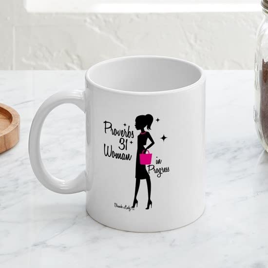 Amazon.com | CafePress Proverbs 31 Woman In Progress Mug 11 oz (325 ml) Ceramic  Coffee Mug: Coffee Cups & Mugs