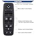Obaee Window Switch Power Control Button Front Left Driver Side Compatible with 2010-2011 Dodge Grand Caravan/Chrysler Town & Country, Replacement OEM 04602535AI, Double Autos 3+0 Pinss