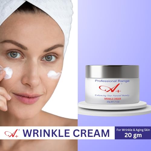Image of A+ Wrinkle Cream For Fine Lines & Loose Skin | Anti Ageing Cream For Women & Men | Uplift Skin & Moistutise | Provides Youthful Glow - 20 gm