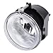 PIT66 Front Bumper Fog Lights, Compatible with 2005-2010 Jeep Grand Cherokee/Compatible with 2006-2010 Jeep Commander Left/Right with Bulb Clear Lens CH2592138, CH2592138, 4805859AA