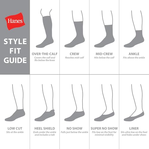Image of Hanes womens Hanes Women's 6-pair Lightweight Breathable Ventilation Ankle Socks
