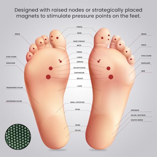 Image of Ortho + Rest Men's Flip Flops with Acupressure Footbed | Soft Doctor Slipper for Pain Relief | All Day Wear Slipper | Stimulate Blood Circulation, Relieve Foot Tension and Relaxation