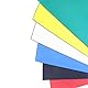 TUKA-i-AKUT 24x A4 Magnetfolie zum Beschriften und Zuschneiden, Flexibel Magnet Tafelfolie Magnetplättchen, Werbelehrmagnet Magnetische Etikett Plakat, 24er Set in 6 Farbe, TKD9040-bunt-A4-24x