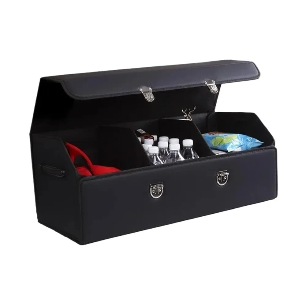 Caja Almacenamiento Para Maletero Organizador Plegable Multiusos 3 Compartimentos Bolsa Almacenamiento Extragrande Con Ajuste Flexible Asiento Coche