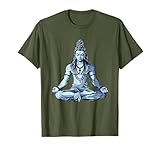 Yoga Inspired Shiva Mahadev Sitting Pose for Hinduism T-Shirt