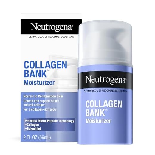Neutrogena Collagen Bank Face Moisturizer, Daily Anti-Aging Face & Neck Firming Collagen Cream, Bakuchiol & Micro-Peptides Face Lotion, Support Skin’s Natural Collagen for Visibly Plump Skin, 2 fl. oz