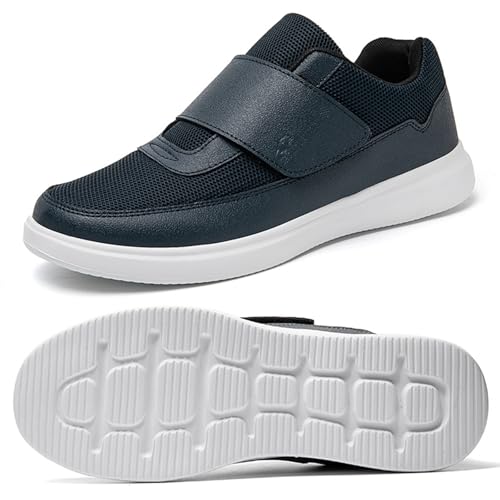 Zapatos extra anchos ajustables para paseos cómodos de personas mayores 2