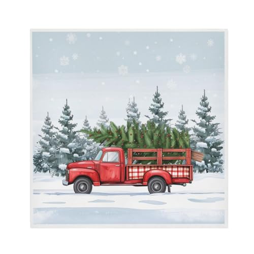 Servilletas de Tela Navideñas Set x6 Multicolor 20x20 pulg miniatura 1