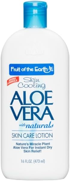 Fruit of the EarthAloe Vera Skin Care Lotion 16 oz (3 Pack Total of 48 oz) Triple Action Formula Made in USA