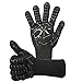 DGHJK Gants Anti-Coupure pour Barbecue, Gants de Protection Anti-Coupure Polyvalents ignifuges et résistants aux Hautes températures