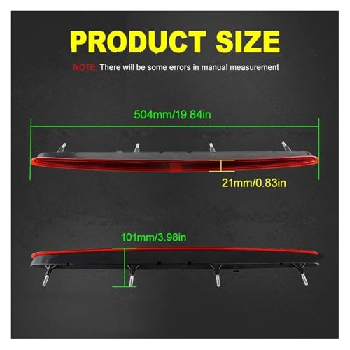 3ème feu stop LED rouge pour BMW Série 1 E82 E88 2007-2013