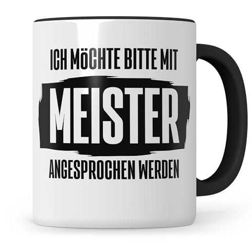 Sweetify Taza Maestro Me gustaría ser abordado por favor con el Maestro Examen de Maestro Regalo Título de Maestro Ex