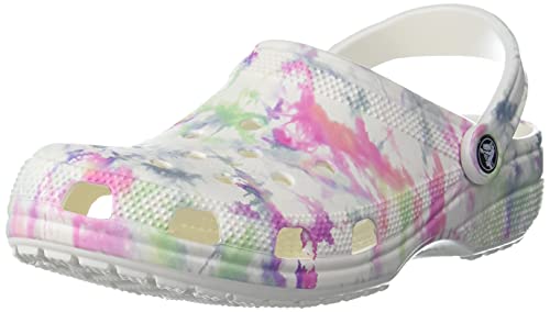 Crocs Unisex Adult ClsscBlchDyeClg White/Multi Clogs (207326-94S) (B096ZP687F) Amazon Price History, Amazon Price Tracker